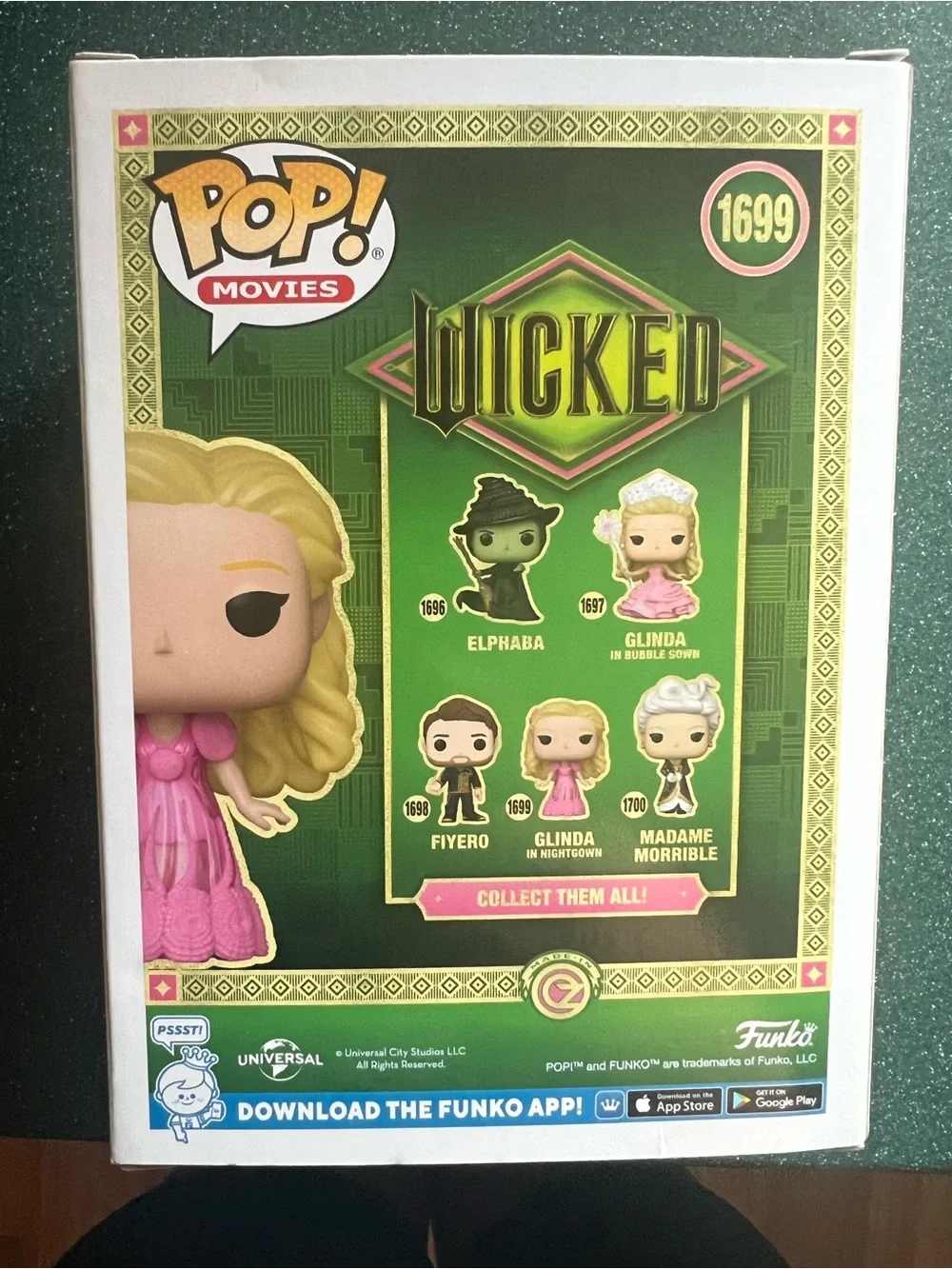Funko Pop! Movies Glinda Vinyl Figure - Pink & Blonde